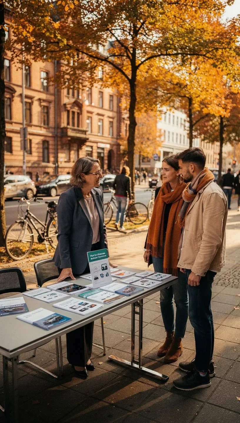 Professioneller Berater erklärt kurzzeitige Kfz-Versicherungslösungen für saisonale Fahrzeuge.